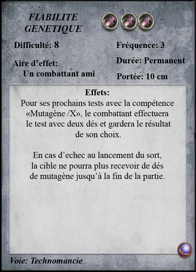 Fiabilité Génétique